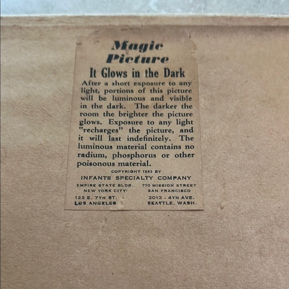 Vintage Magic Picture Dog Illustration Framed Art - Picture 5 of 5